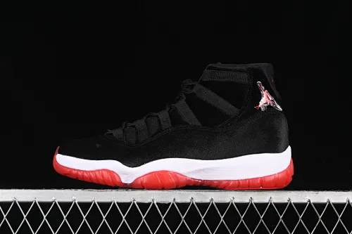 All categories Air Jordan Jordan series basketball shoes Air Jordan 11 F version Air Jordan 11 Retro "Bred Velvet" AJ11 Joe 11 black red velvet DB5457-061